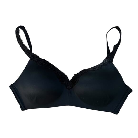 ^NWOT Wacoal Women's Softly Styled Wire Free T-Shirt Black Bra – Sz 34DDD - Picture 8 of 10